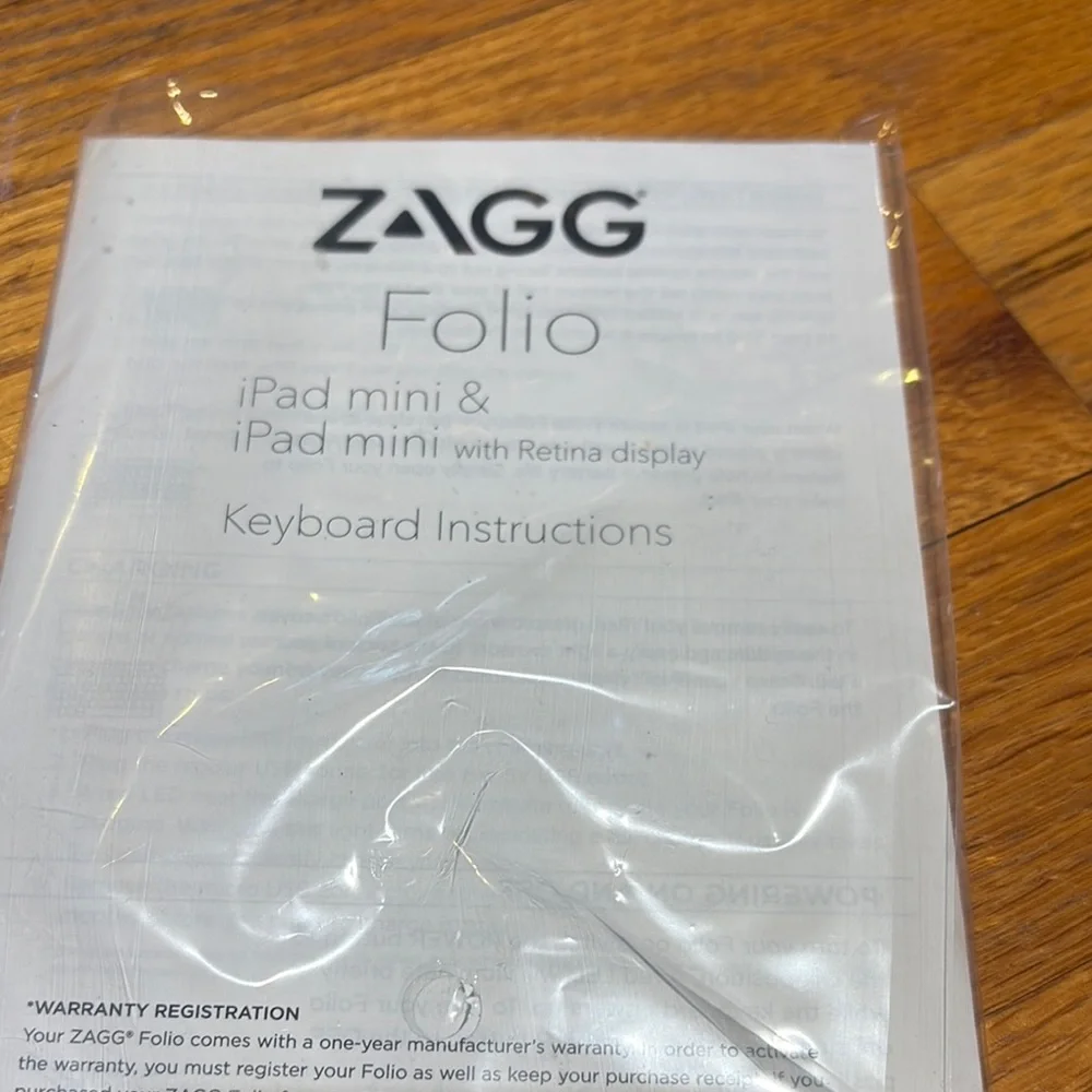 Folio Black Bluetooth Keyboard Case for iPad Mini